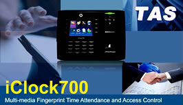 Iclock 700 Multi-media Fingerprint Time Attendance